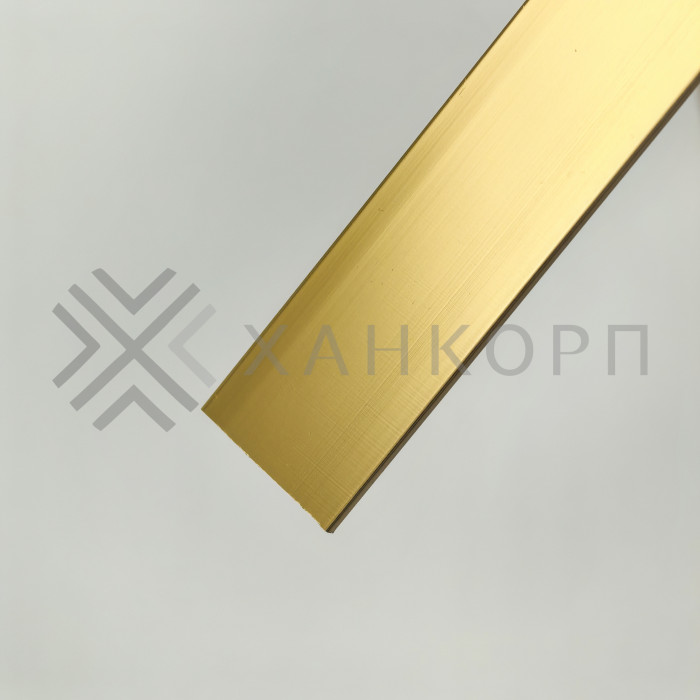 Планка FDPA-79.3 для имитации лофт перегородок 1,7х18х3000 мм самоклеющаяся, алюминий/золото