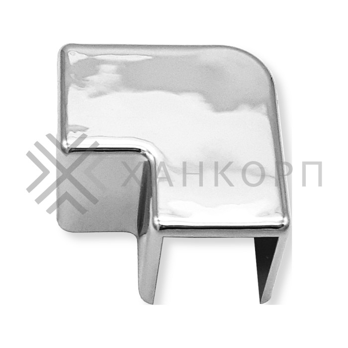 Уголок FDPA-513 стыковочный 19х13х2 мм для опорного профиля, пластик/хром