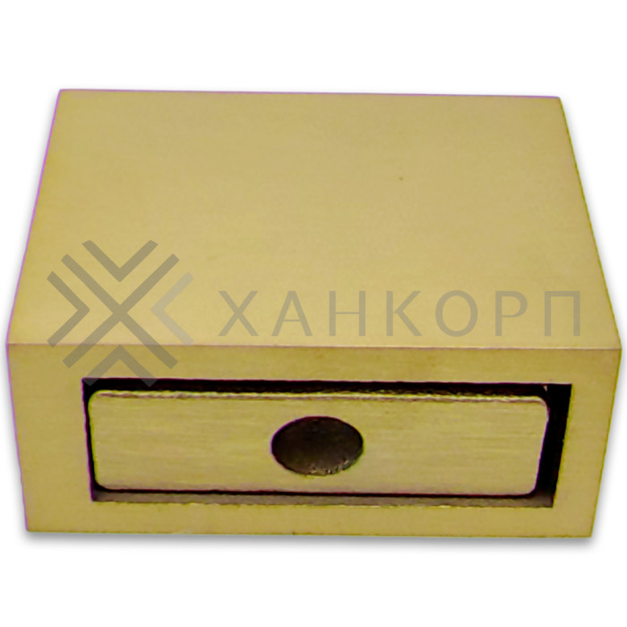 Крепление FDC-30 трубы 30х10 к стене, нержавейка/брашированное золото