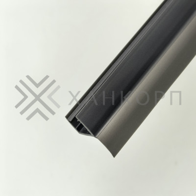 Уплотнитель ПРЕМИУМ Ц-образный серый 2.5 м, ус 16 мм под стекло 8 мм FDPP-415.8