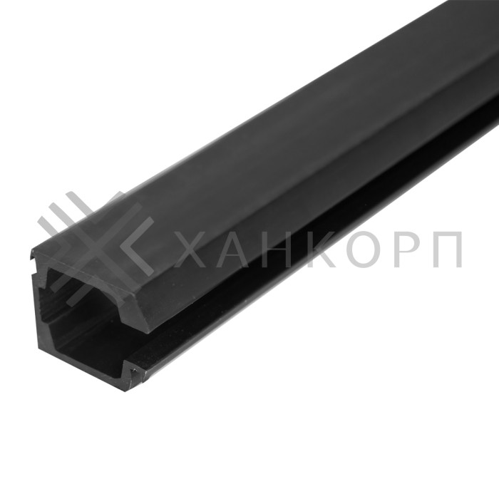 Трек FDS-111.2 для раздвижной системы FDS-11 с крышкой, длина 2 м, алюминий/черный