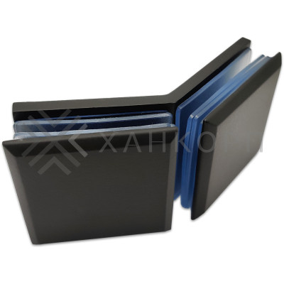 Коннектор Бета β FDK-28 стекло-стекло 135˚, нержавейка/черный