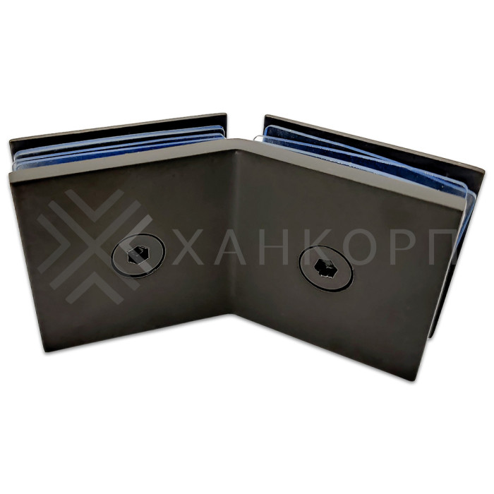 Коннектор Бета β FDK-28 стекло-стекло 135˚, нержавейка/черный