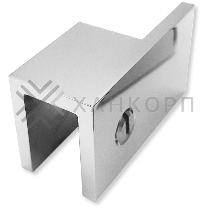 Дверной стопор FDA-05R правый 180˚ к стеклу латунь/хром