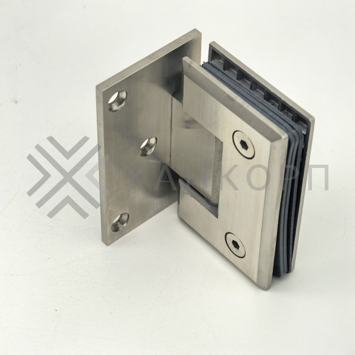 Петля Бета β FDP-20 стена-стекло с боковым креплением, нержавейка/матовый