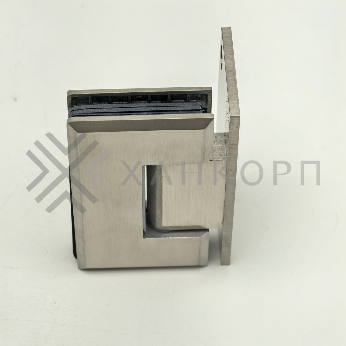 Петля Бета β FDP-20 стена-стекло с боковым креплением, нержавейка/матовый