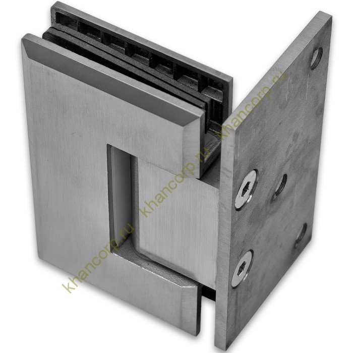 Петля Бета β FDP-20 стена-стекло с боковым креплением, нержавейка/матовый