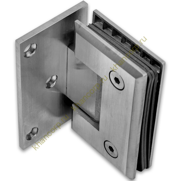 Петля Бета β FDP-20 стена-стекло с боковым креплением, нержавейка/матовый