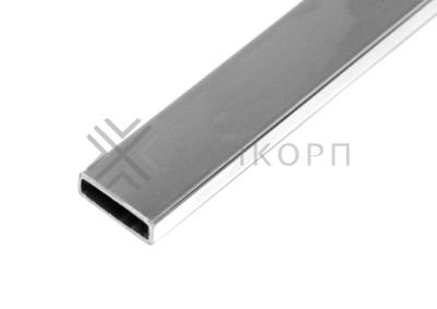 Труба FDT-392, 30х10х2 мм 2 м, нержавейка/матовый