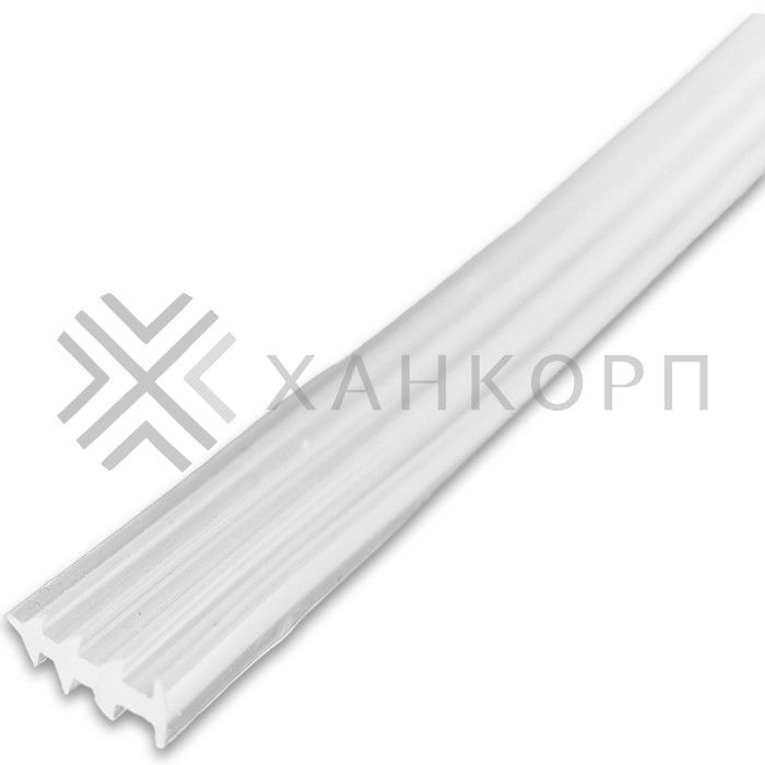 Уплотнитель-вставка FDPP-31.1 в П-профиль для стекла, 1м, прозрачный