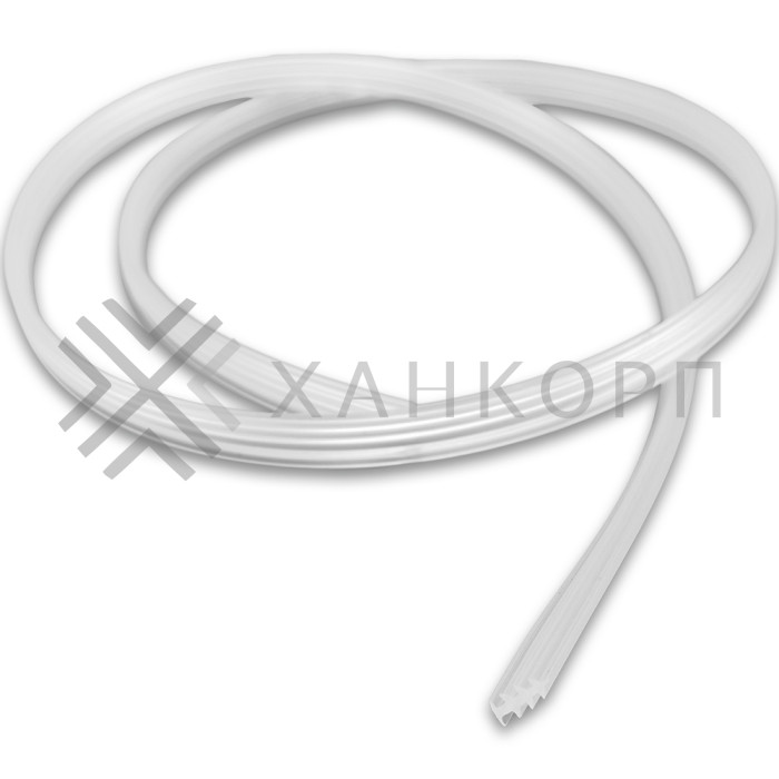 Уплотнитель-вставка FDPP-31.1 в П-профиль для стекла, 1м, прозрачный