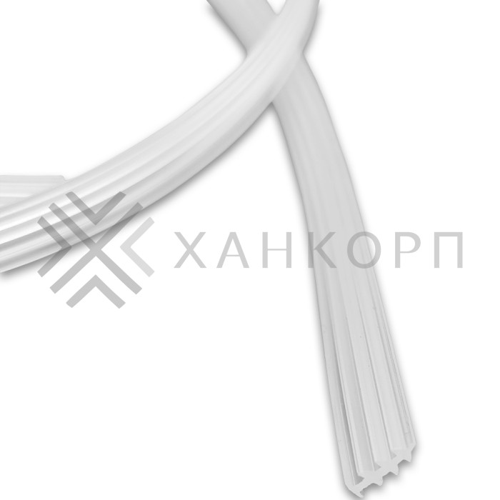 Уплотнитель-вставка FDPP-31.1 в П-профиль для стекла, 1м, прозрачный
