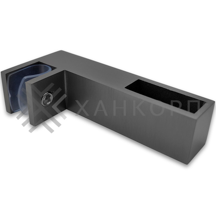 Держатель стекла FDC-35 сквозной 30х10 горизонтальный, нержавейка/оружейная сталь