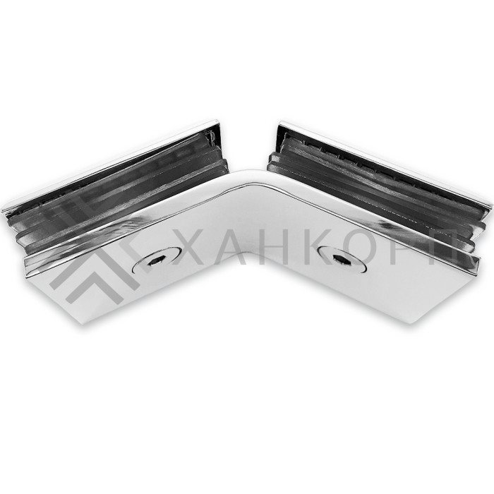 Коннектор Бета β FDK-28 стекло-стекло 135˚, нержавейка/полированный