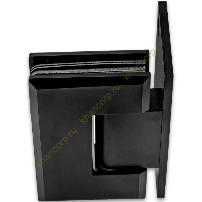 Петля Бета β FDP-20 стена-стекло с боковым креплением, нержавейка/черный