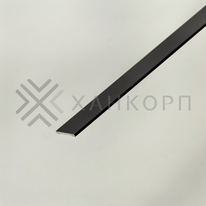 Планка FDPA-79.3 для имитации лофт перегородок 1,7х18х3000 мм самоклеющаяся ,алюминий/черный