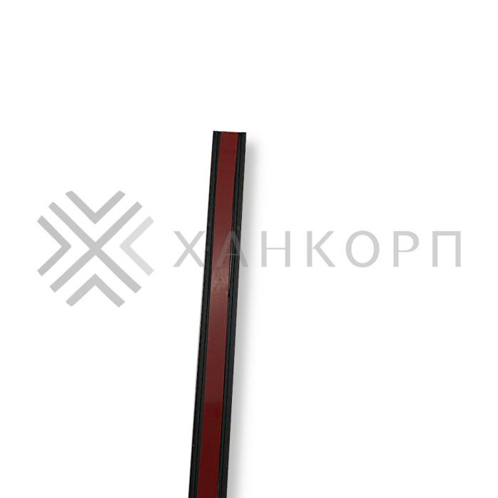 Планка FDPA-79.3 для имитации лофт перегородок 1,7х18х3000 мм самоклеющаяся ,алюминий/черный