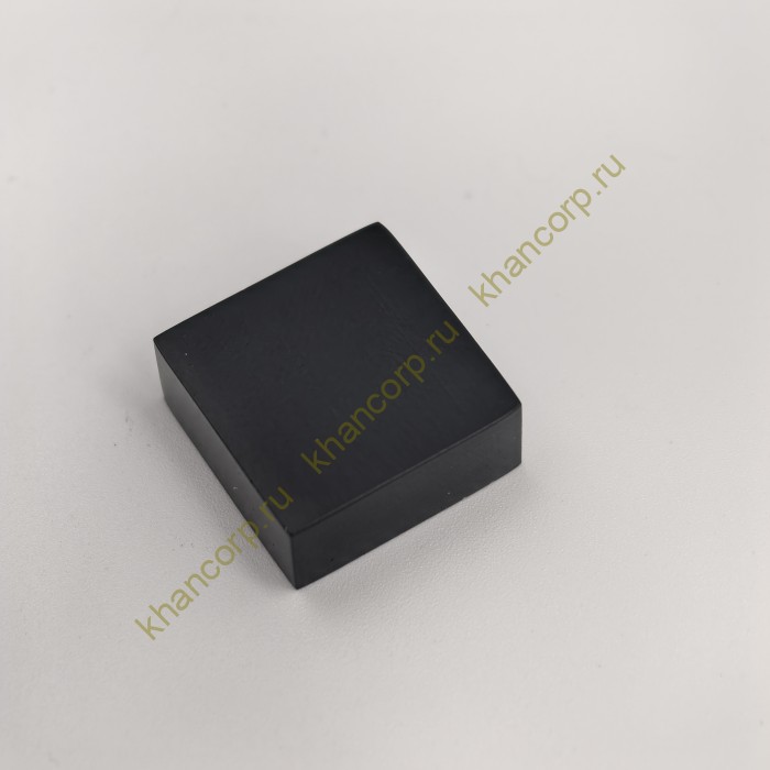 Заглушка квадратная FDRA-03 для ручки скобы 24х24 мм, нержавейка/черный