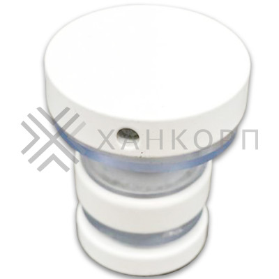 Крепление трека к стеклу FDS-32, нержавейка/белый