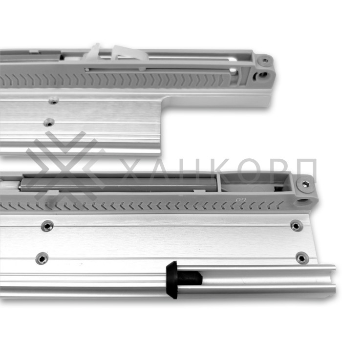 Раздвижная система FDS-16 с треком 2 м для стеклянных дверей, алюминий/матовый