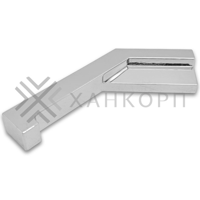 Заглушка FDPA-432R ПРАВАЯ угловая 135° для порога FDPA-43.15, ПВХ/хром