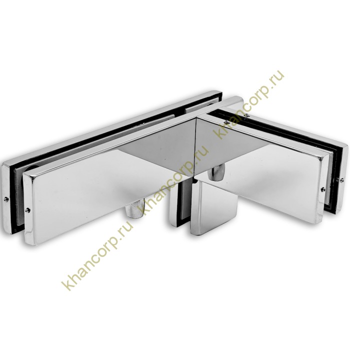 Фитинг угловой FKF-35L с осью и ребром жесткости левосторонний, нержавейка/полированный