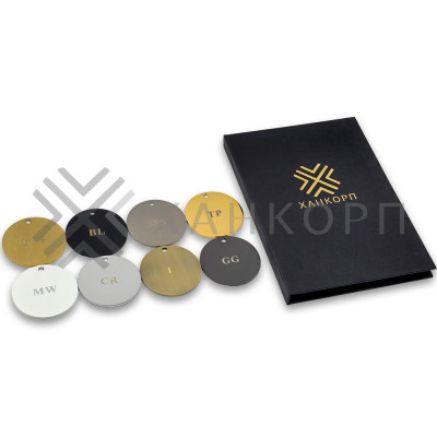 Цветовая палитра, книжка, латунь FDA-97