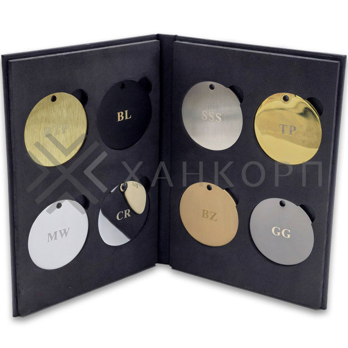 Цветовая палитра, книжка, латунь FDA-97