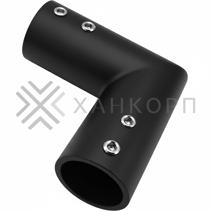 Соединитель FDC-18 трубы 19 угловой 90°, нержавейка/черный