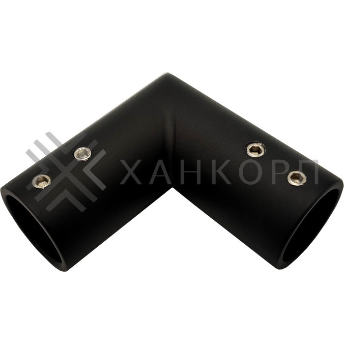 Соединитель FDC-18 трубы 19 угловой 90°, нержавейка/черный