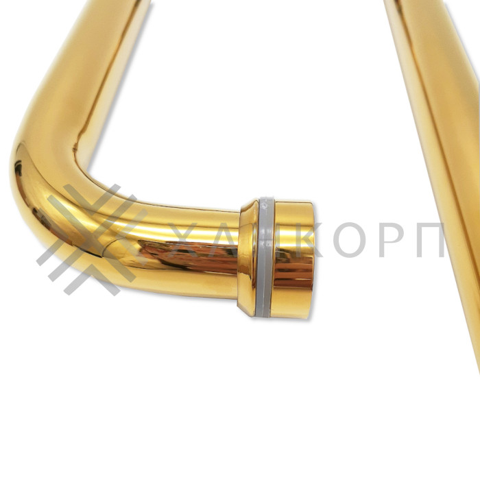 Ручка полотенцесушитель FDR-75, 19х200х450х1.0 мм, нержавейка/золото