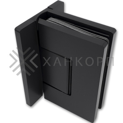 Петля Афина FDP-131 стена-стекло с центральным креплением, латунь/черный