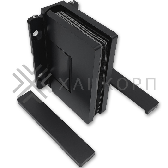 Петля Афина FDP-131 стена-стекло с центральным креплением, латунь/черный