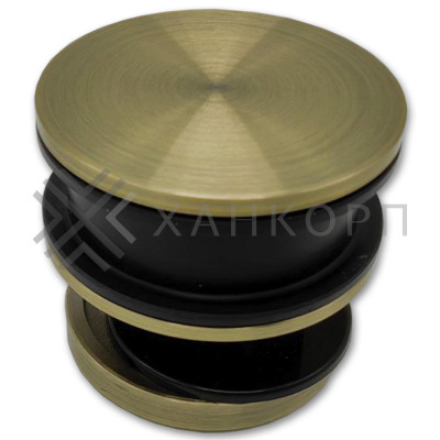 Ролик FDS-30 с креплением к стеклу, нержавейка/бронза