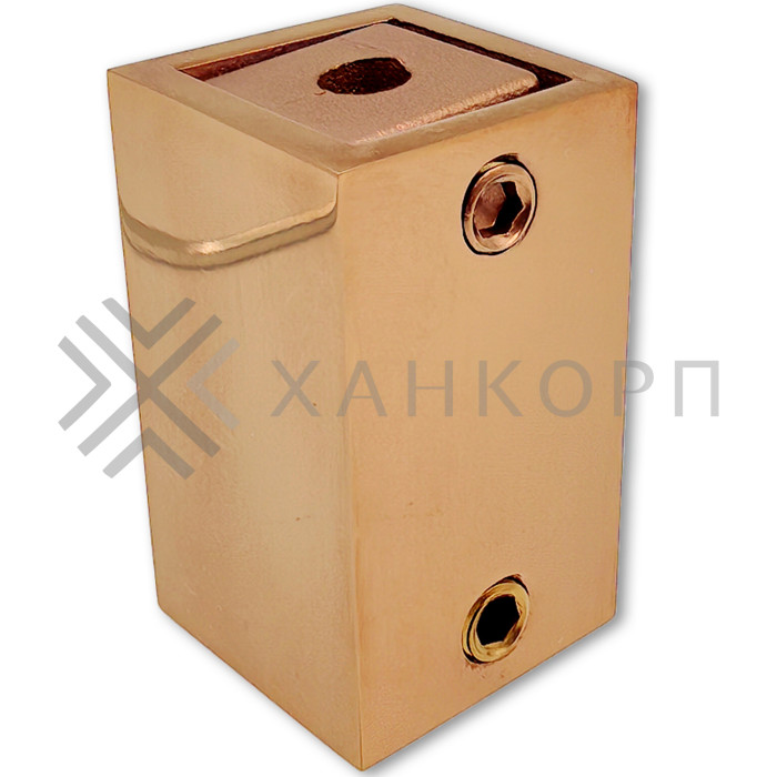 Крепление FDC-60 трубы 15х15 к стене, нержавейка/розовое золото