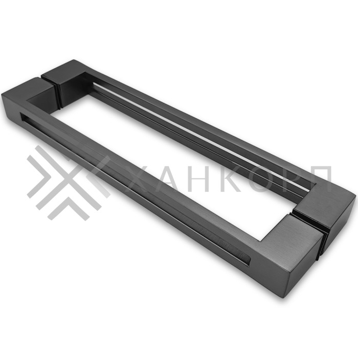 Ручка скоба FDR-89, 30х10х300х1.0 мм, нержавейка/оружейная сталь