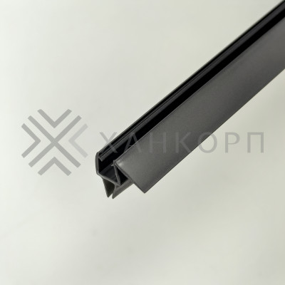 Уплотнитель ПРЕМИУМ нижний серый 1.1 м под стекло 8 мм FDPP-436.8