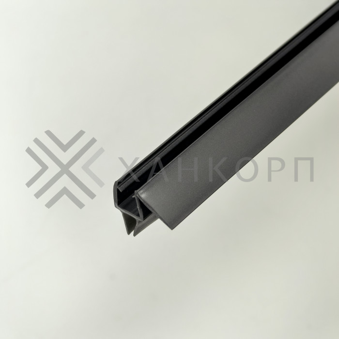 Уплотнитель ПРЕМИУМ нижний серый 1.1 м под стекло 8 мм FDPP-436.8