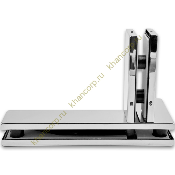 Фитинг угловой FKF-35R с осью и ребром жесткости правосторонний, нержавейка/полированный