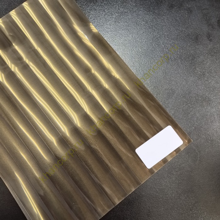 Декоративная пленка MORU бронза прозрачная 1,52х3 м, шаг 12 мм