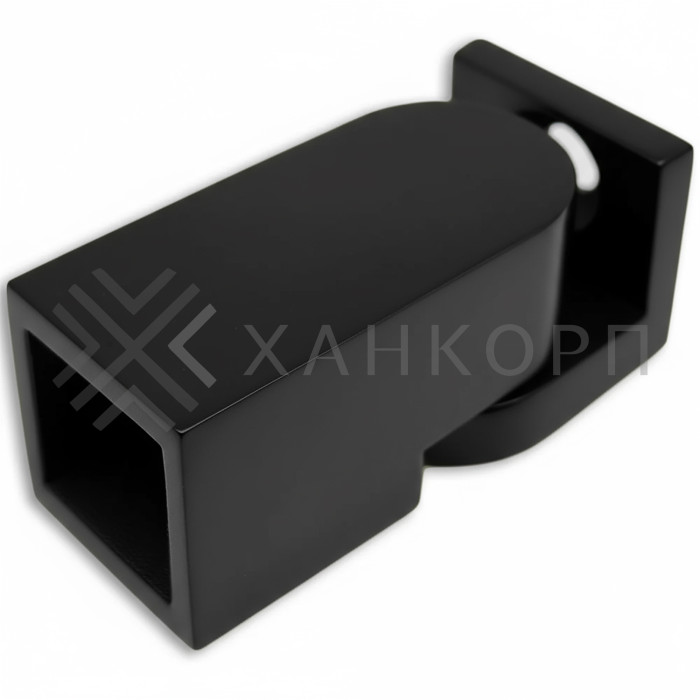 Крепление FDC-51 трубы 15х15 к стене 0°-180°, нержавейка/черный