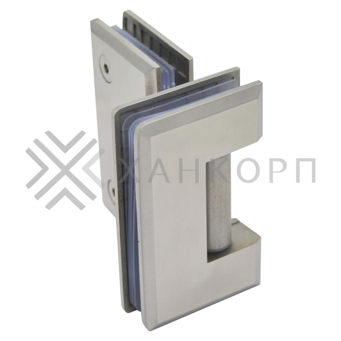 Петля Бета β FDP-22 стекло-стекло 180˚, нержавейка/матовый