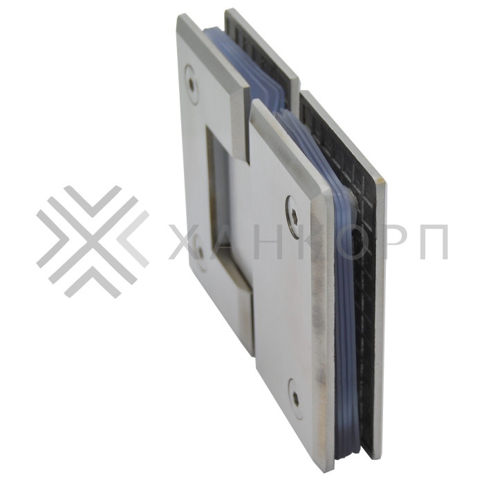 Петля Бета β FDP-22 стекло-стекло 180˚, нержавейка/матовый