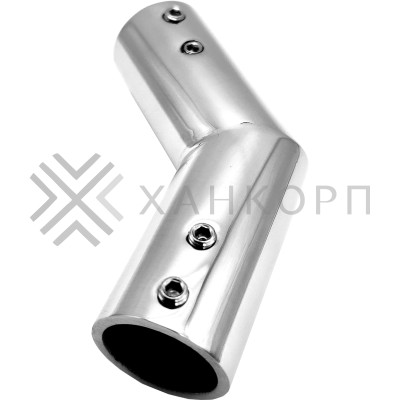 Соединитель FDC-19 трубы 19 угловой 135°, нержавейка/полированный