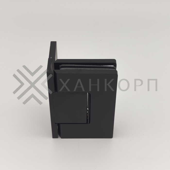 Петля Афина FDP-130 стена-стекло с боковым креплением, латунь/черный