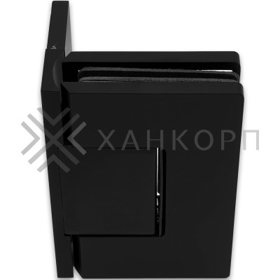 Петля Афина FDP-130 стена-стекло с боковым креплением, латунь/черный