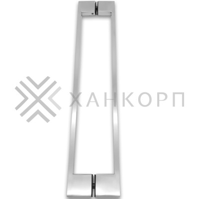 Ручка скоба FDR-92, 10х15х450х1.0 мм, нержавейка/матовый