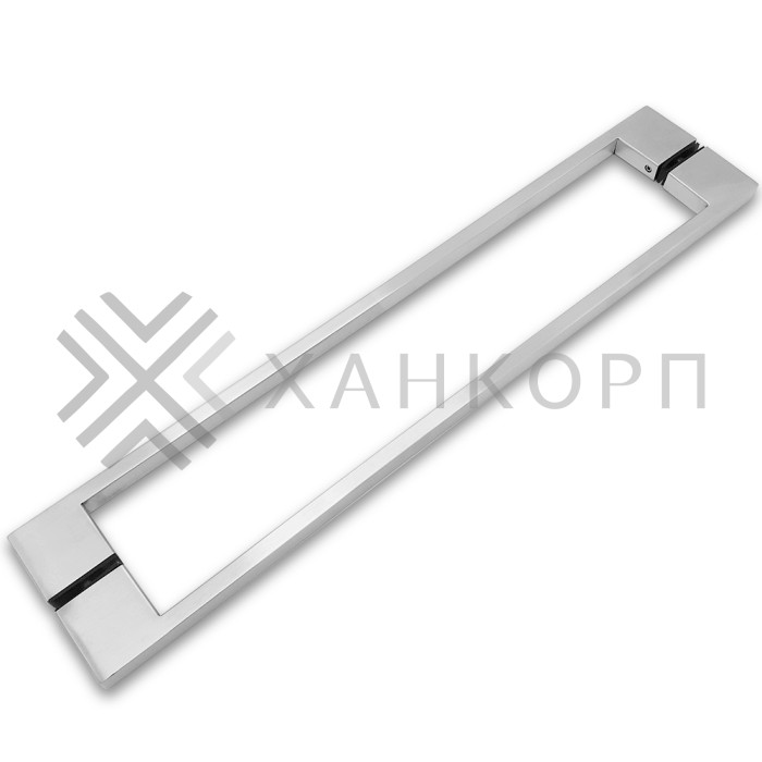 Ручка скоба FDR-92, 10х15х450х1.0 мм, нержавейка/матовый