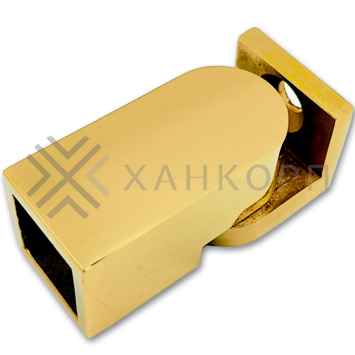 Крепление FDC-51 трубы 15х15 к стене 0°-180°, нержавейка/золото