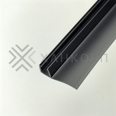 Уплотнитель ПРЕМИУМ F-образный серый 2.5 м, ус 26 мм. под стекло 8 мм FDPP-411.8